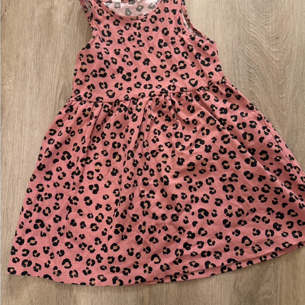 H&M Leopard Print Casual Kids Dress